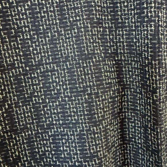 Japanese Haori Kimono Jacket – Navy Woven with Ivory Lining - Picture 6 of 9